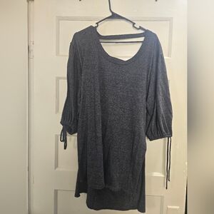 We The Free Charcoal Top